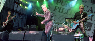 Sex Pistols, first 'Filthy Lucre' gig, live at Messila Festival, Finland, June 21st 1996 © Soile Kallio