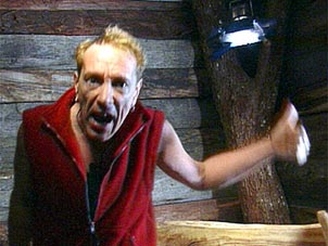 I'm a Celebrity Get Me Out Of Here! John lets the producers know how he feels about Jordan © unknown 