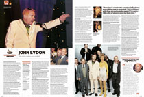 Q Magazine November 2001: Q Awards, John Lydon interview