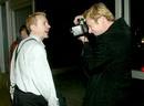 John at Airport in Australia, arriving for I'm a Celebrity Get Me Out Of Here! January 2004 Source unknown