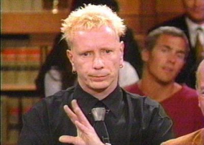 Judge Judy, Robert Williams v's John Lydon! November 1997 © source unknown