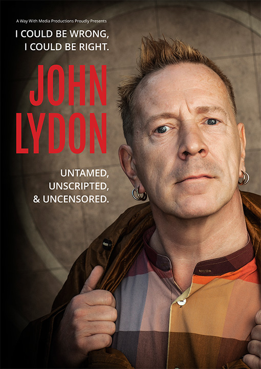 John Lydon – I Could Be Wrong, I Could Be Right Q&A Tour UK Autumn 202