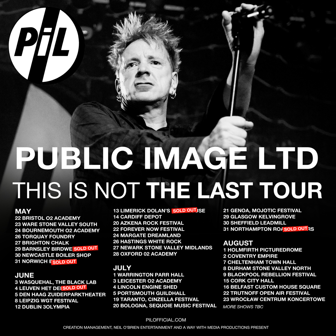 PiL This is Not The Last Tour 2025 PiL This is Not The Last Tour 2025